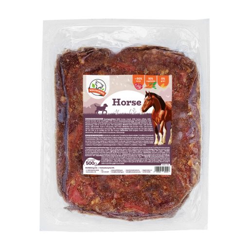 HORSE raw frozen single protein dog food 500g